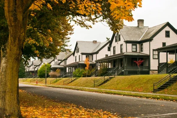 officers' houses at Fort Worden